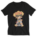 Alien Records  Unisex V-Neck Tee