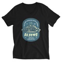 Aliens Outer Space Explorer - UFO Unisex V-Neck Tee