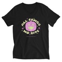 All Fangs No Bite - Halloween Unisex V-Neck Tee