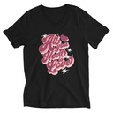 All You Need is Love - Retro Valentines Day Unisex V-Neck Tee