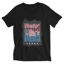 America (3) Unisex V-Neck Tee