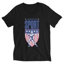American Football Sport Unisex V-Neck Tee