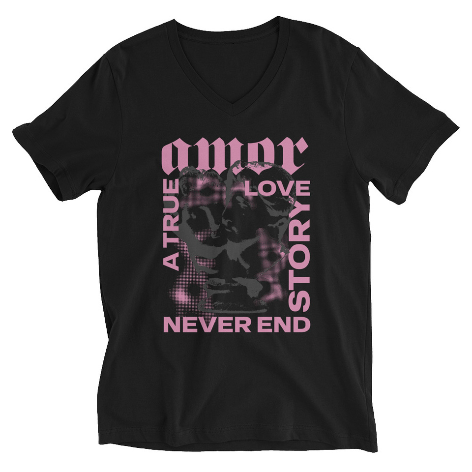 Amor Unisex V-Neck Tee