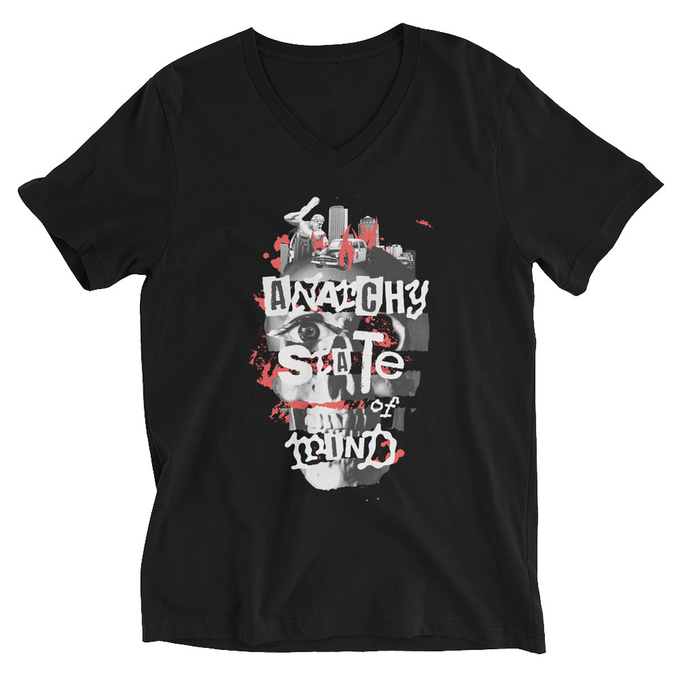 Anarchy State of Mind Unisex V-Neck Tee