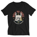 Back to Skull - Authenthic Design  Unisex V-Neck Tee