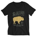 Badlands National Park - Bison Unisex V-Neck Tee