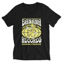 Banana Records - Comic Character Unisex V-Neck Tee