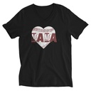 Baseball MAMA Unisex V-Neck Tee
