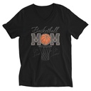 Basketball Mom - Mother's Day Unisex V-Neck Tee