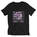 Be Happy ! Unisex V-Neck Tee