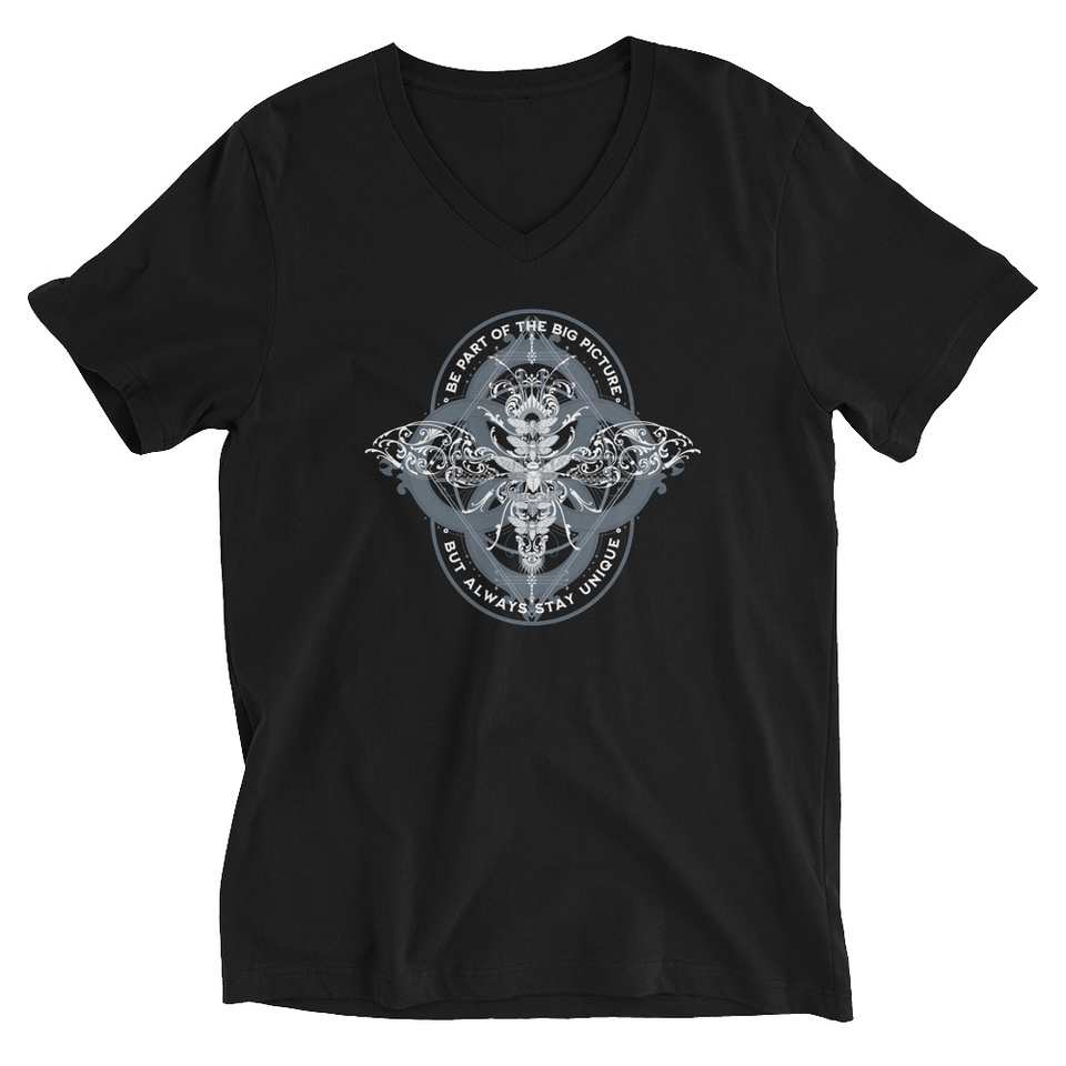 Be Part of the Big Picture - Insect Unisex V-Neck Tee