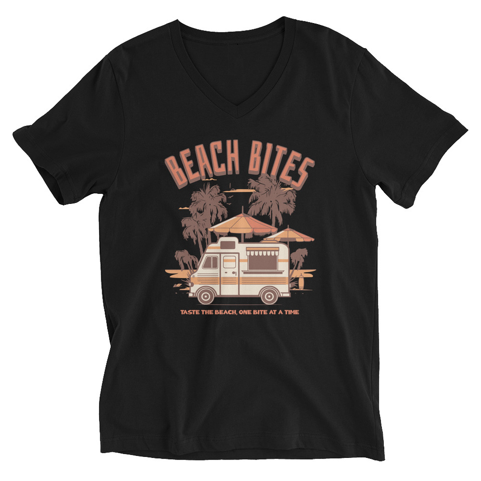 Beach Bites Unisex V-Neck Tee