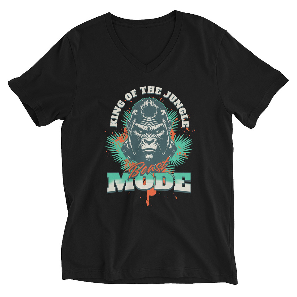 Beast Mode Unisex V-Neck Tee
