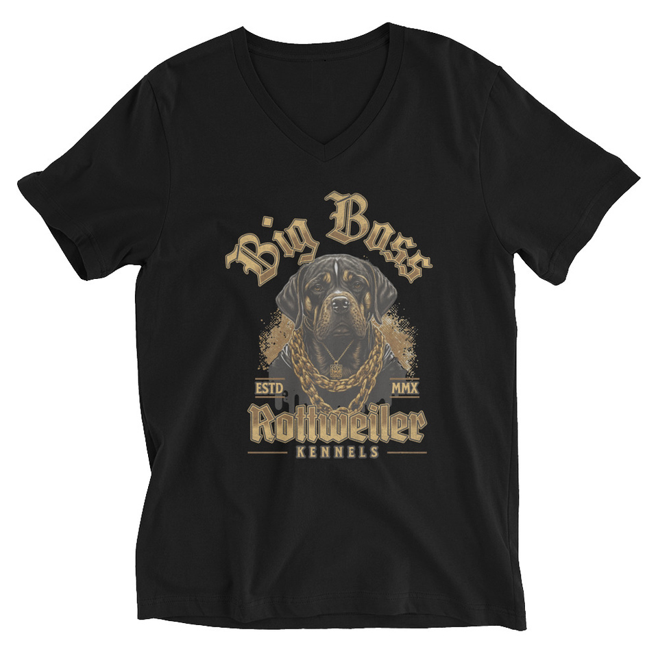 Big Boss Kennels Unisex V-Neck Tee