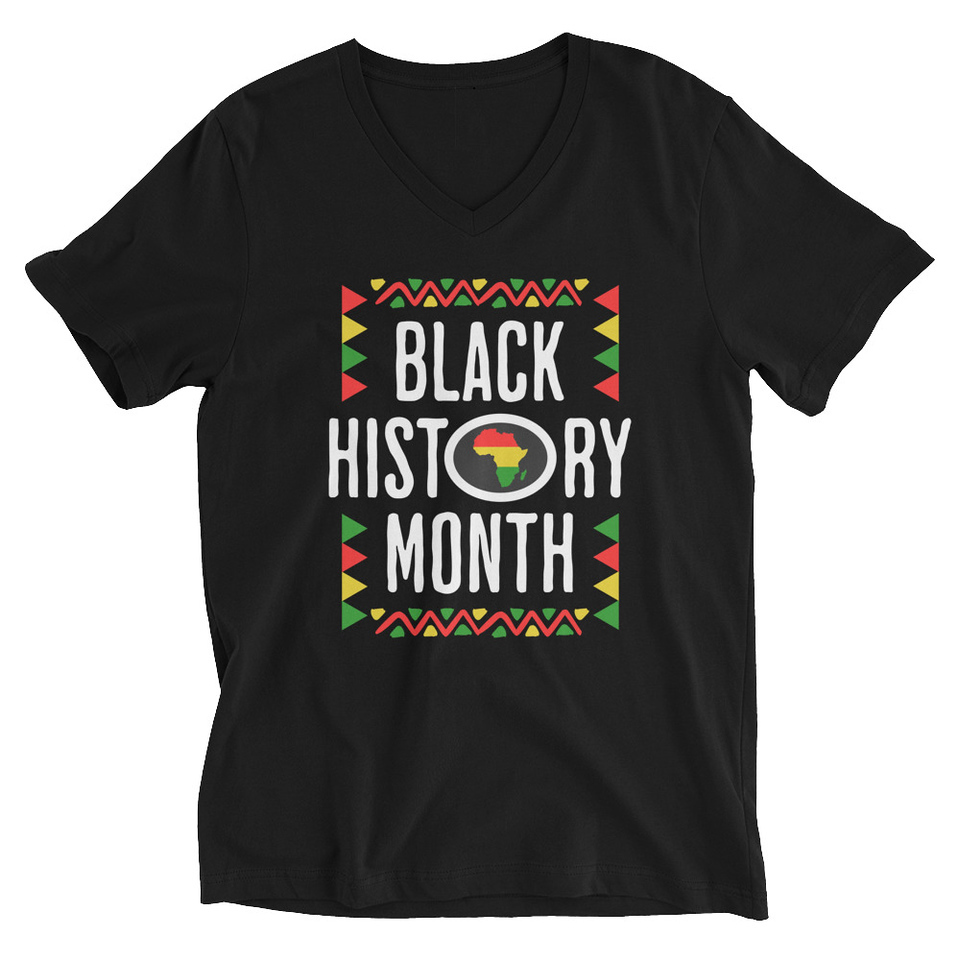 Black History Month - African American Culture Unisex V-Neck Tee