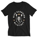 Blue Scorpion - Wildlife Animal Unisex V-Neck Tee
