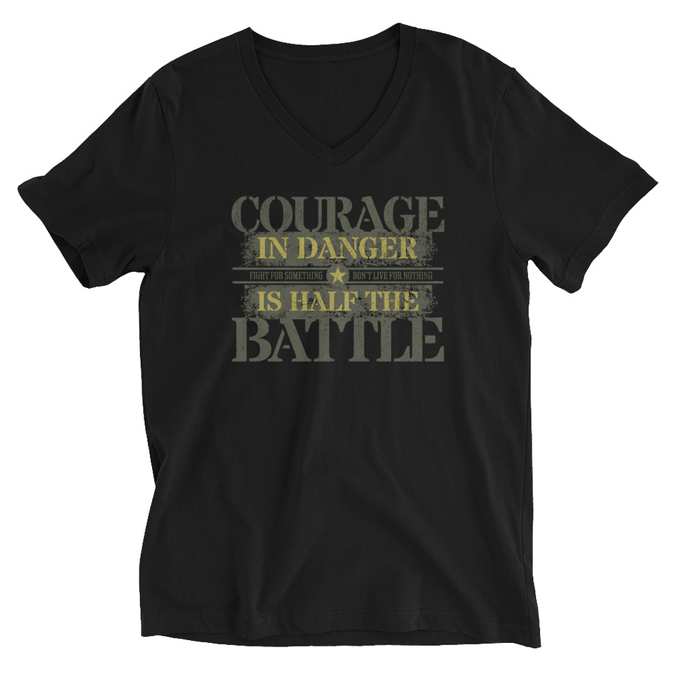 Brave Soldier Unisex V-Neck Tee