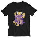 Break the Rules Graffiti - Spray Paint Unisex V-Neck Tee