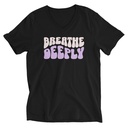 Breathe Deeply Unisex V-Neck Tee