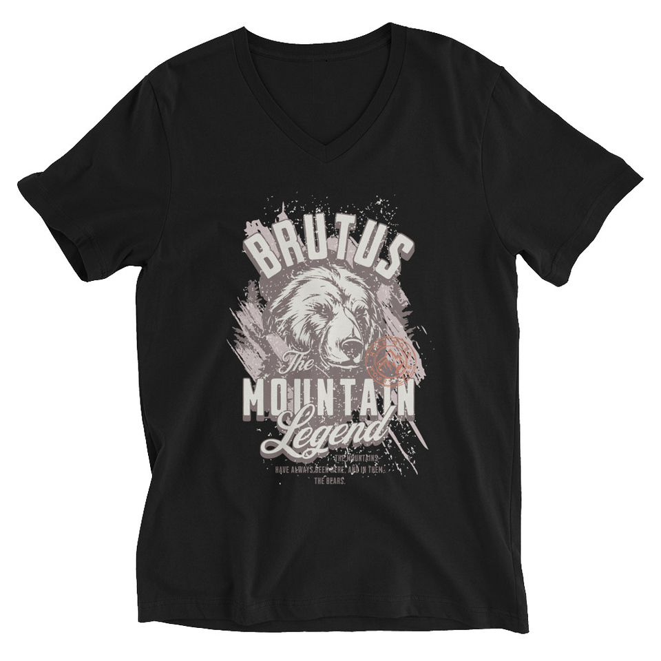 Brutus Mountain Legend Unisex V-Neck Tee
