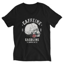 CAFFEINE GASOLINE Unisex V-Neck Tee