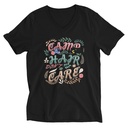 Camp Hair Don't Care Unisex V-Neck Tee