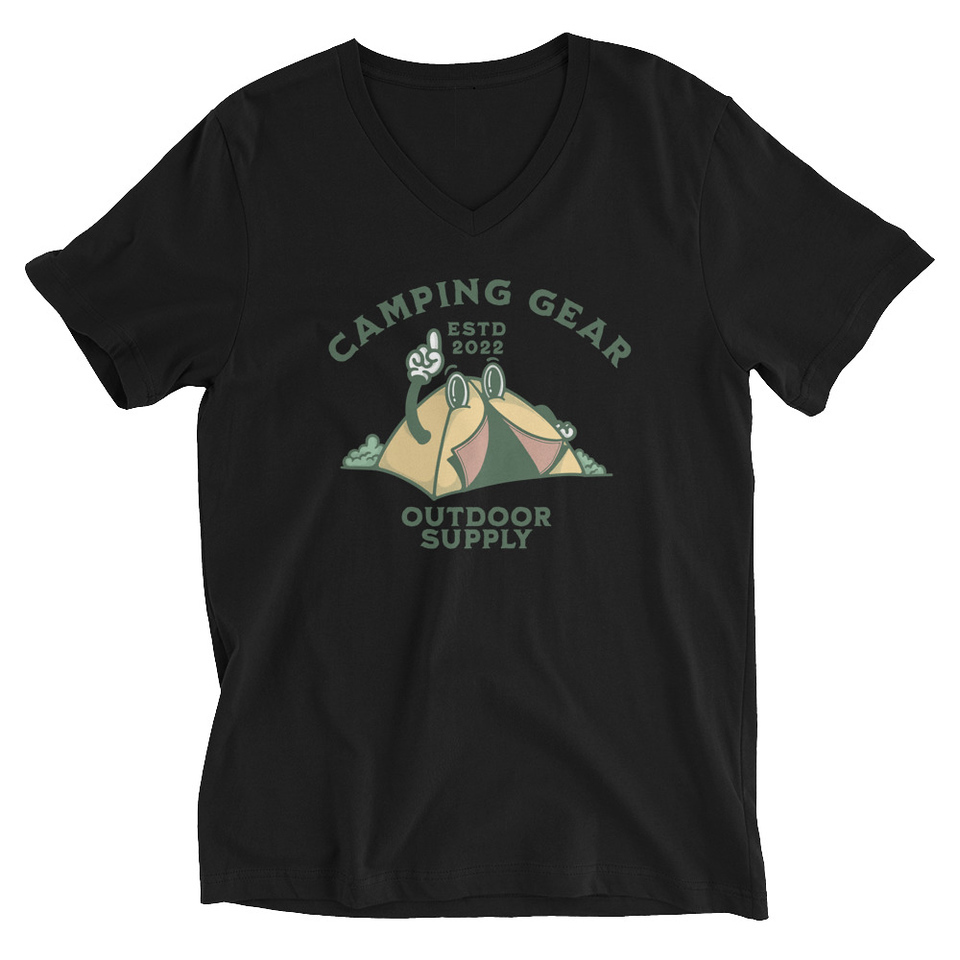 Camping Gear Unisex V-Neck Tee