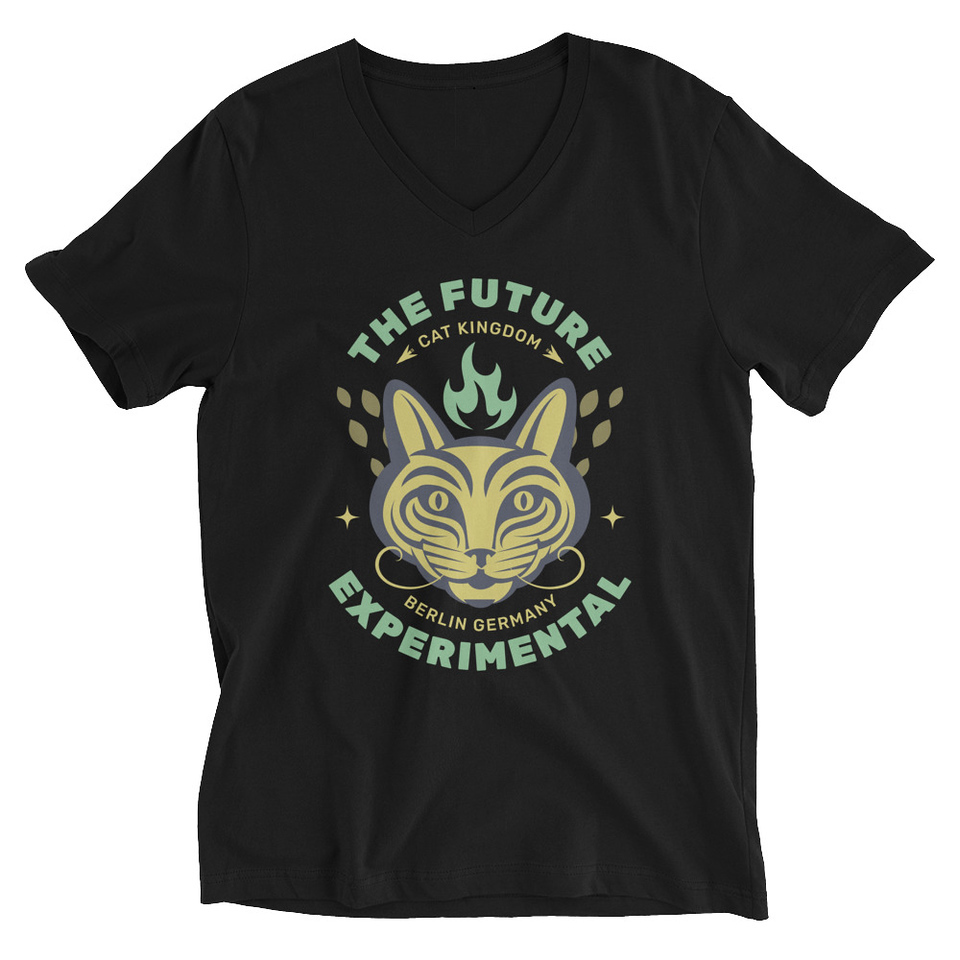 Cat Kingdom Berlin - Animal Unisex V-Neck Tee