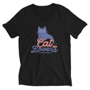 Cats Lovers Unisex V-Neck Tee
