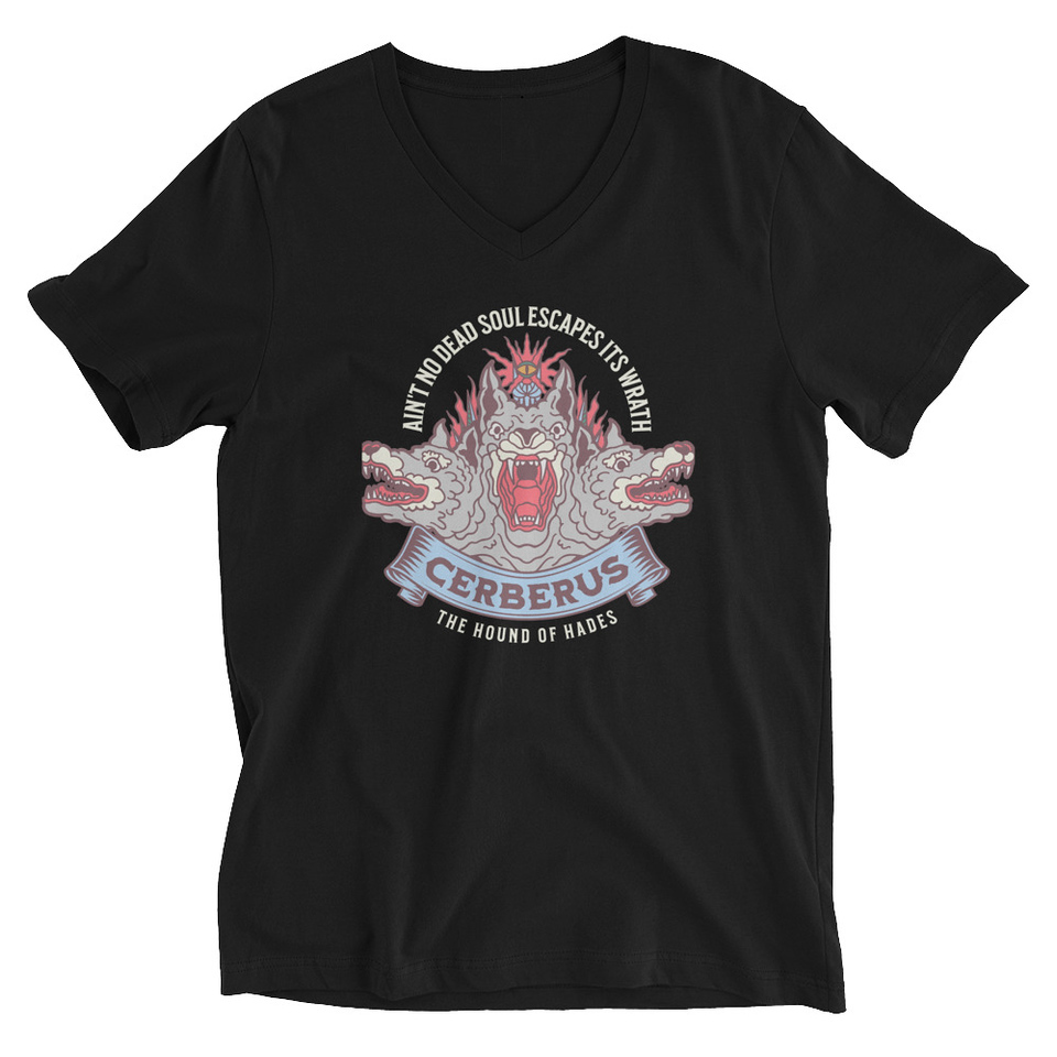 Cerberus - Underworld Dogs Unisex V-Neck Tee