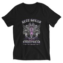 Cerberus Hell Hound Streetwear - Dark Aesthetic Unisex V-Neck Tee