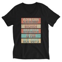 Champ Because Grandpa Is For Old Guys Unisex V-Neck Tee