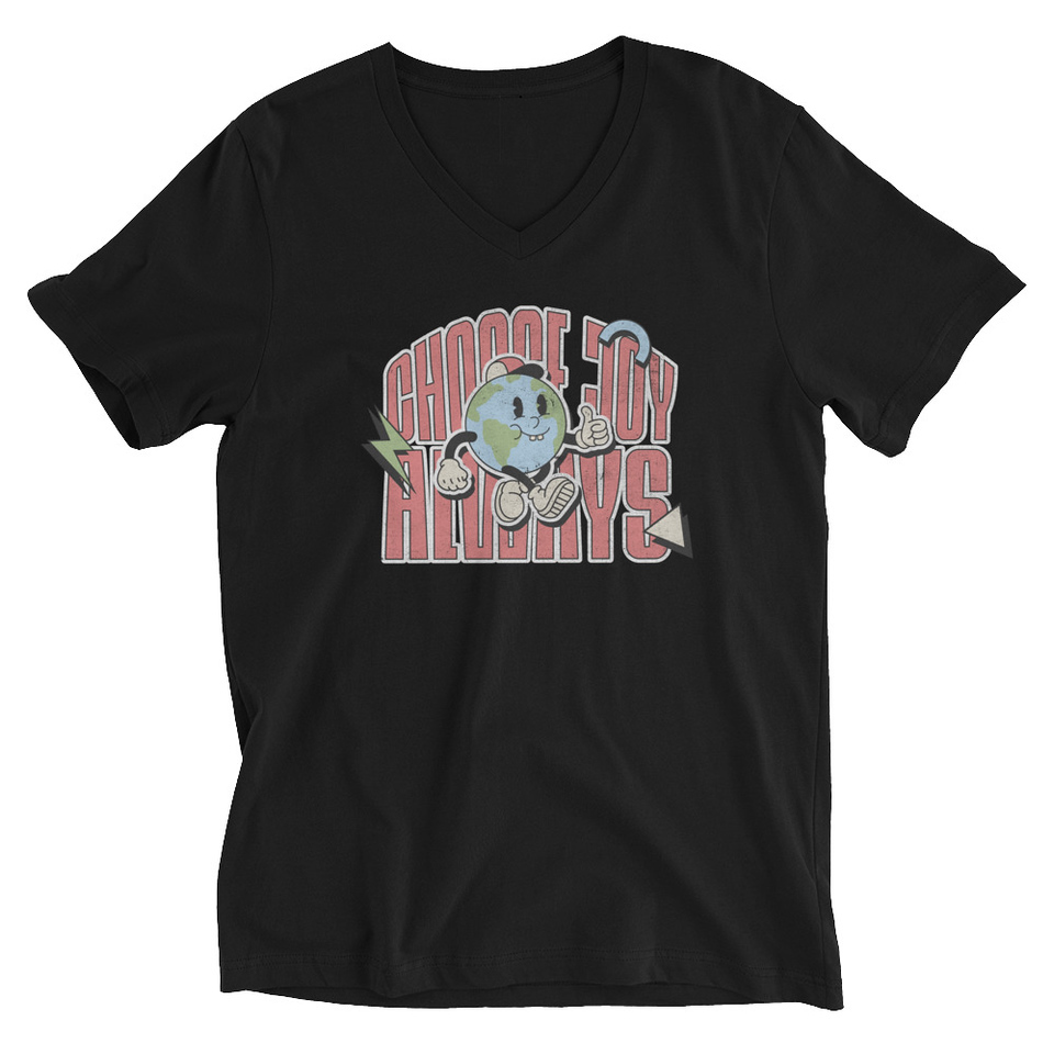 Choose Joy Always Unisex V-Neck Tee