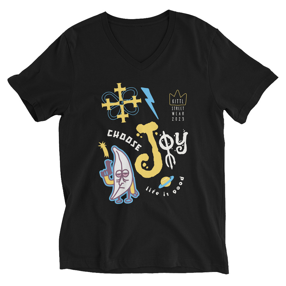Choose Joy Unisex V-Neck Tee