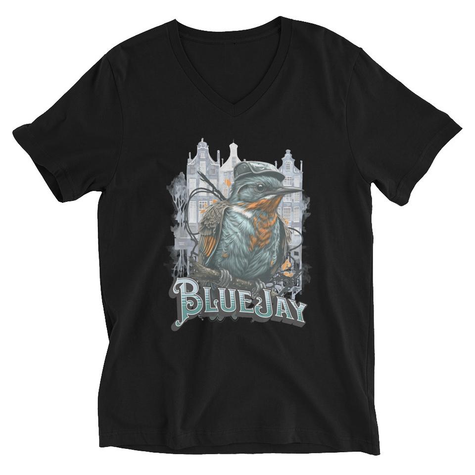 Classic Bird  Unisex V-Neck Tee