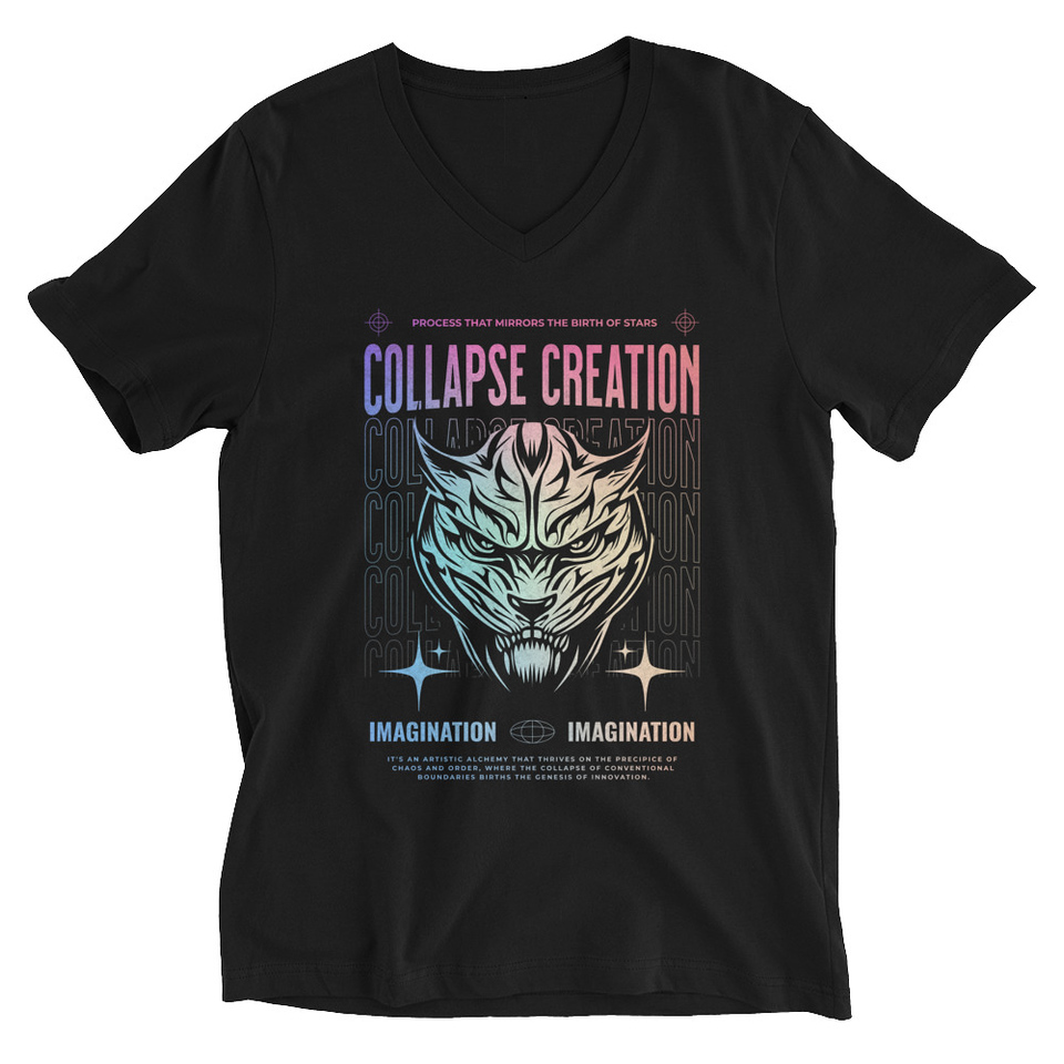 Collapse Creation Unisex V-Neck Tee