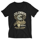 Columbus Athletic Unisex V-Neck Tee