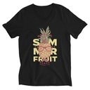 Cool Pineapple - Tropical Fruit Unisex V-Neck Tee