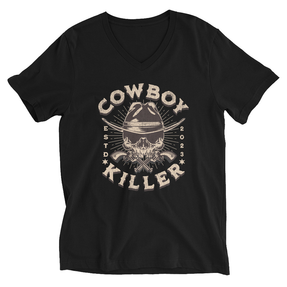 COWBOY KILLER Unisex V-Neck Tee