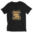 Create your own Sunshine Unisex V-Neck Tee