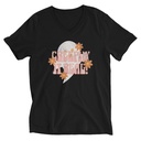 Creepin' It Real - Halloween Unisex V-Neck Tee
