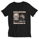 Crimson Unisex V-Neck Tee