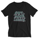 Cut your Losses Unisex V-Neck Tee