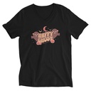 Cute Happy Ghost Unisex V-Neck Tee