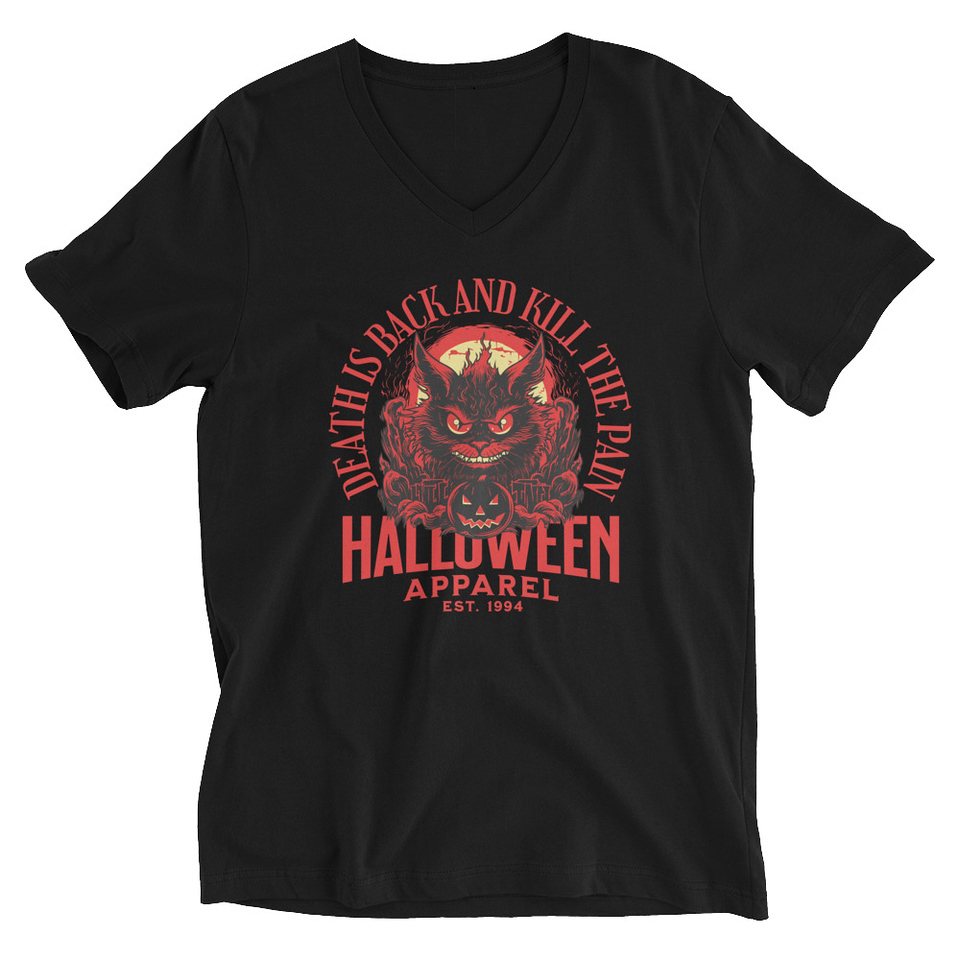 Death is Back Unisex V-Neck Tee