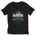 Deer Hunting Country Club  Unisex V-Neck Tee