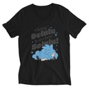 Delulu is the Solulu! - Typographic Cartoon Streetwear Unisex V-Neck Tee