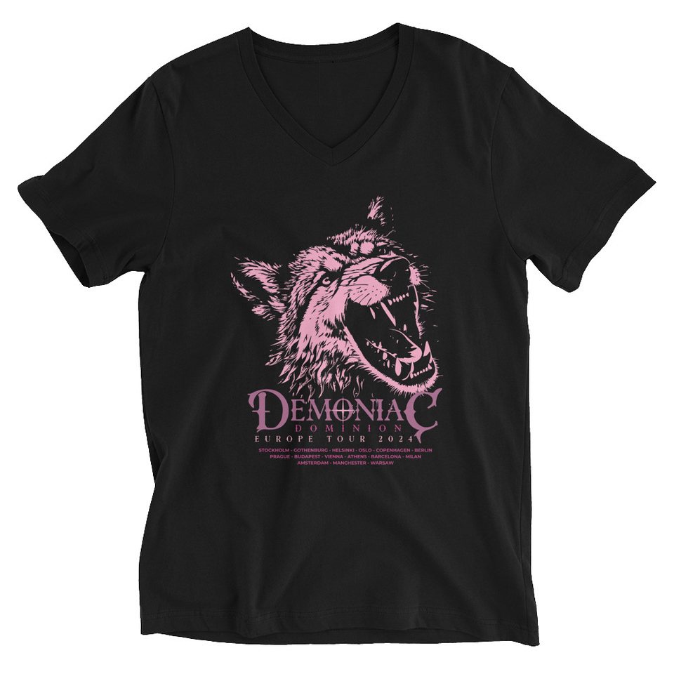 Demoniac Dominion Unisex V-Neck Tee