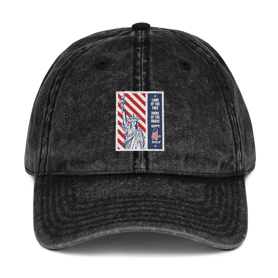 4th of July Vintage Cap