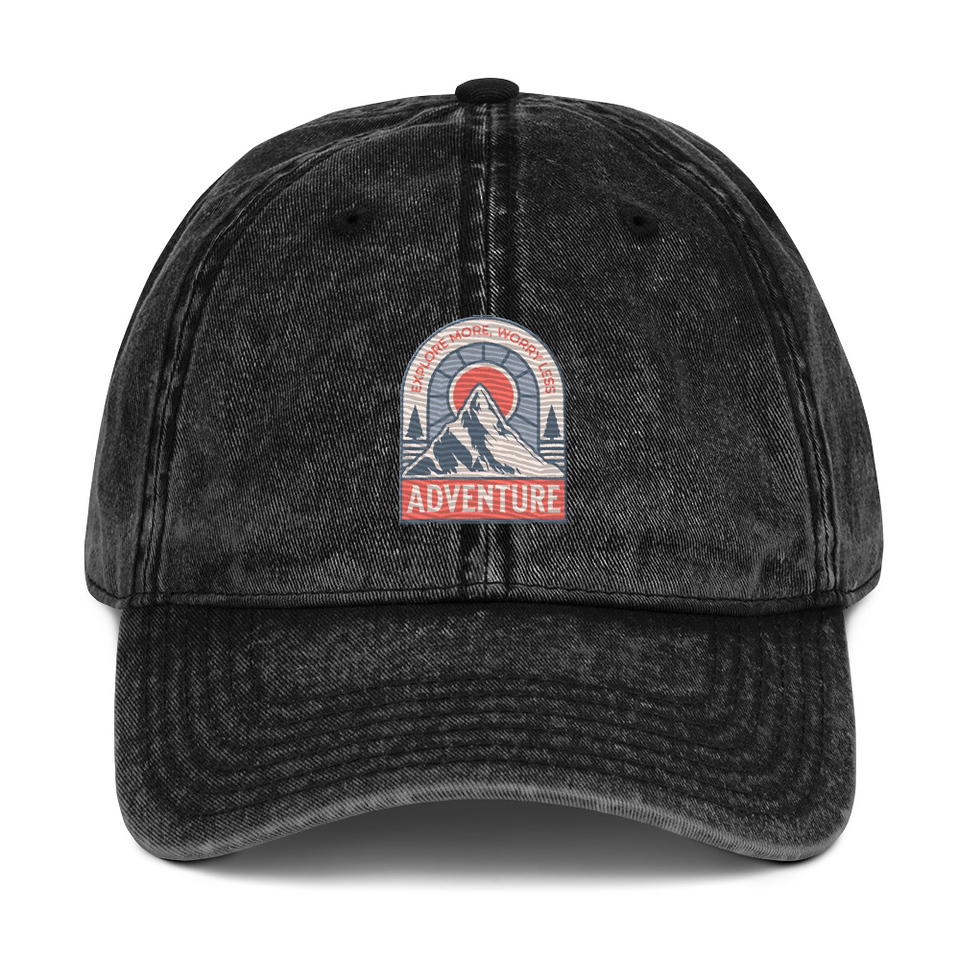 Adventure - Mountain Climbing Vintage Cap
